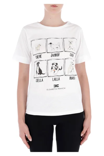 T-shirt | Regular Fit Elisabetta Franchi white