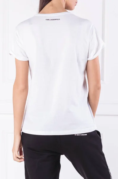 T-shirt | Regular Fit Karl Lagerfeld biały