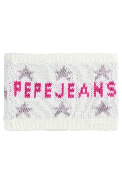 Funnel scarf LUXY Pepe Jeans London white