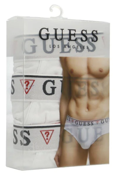 брифи 3 пари hero | | cotton | stretch Guess Underwear білий