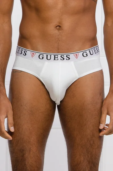 Briefs 3-pack HERO | cotton stretch Guess Underwear white