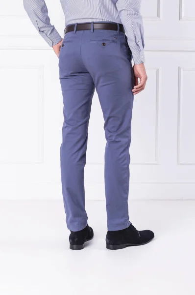 Spodnie Chino denton | Slim Fit Tommy Hilfiger niebieski