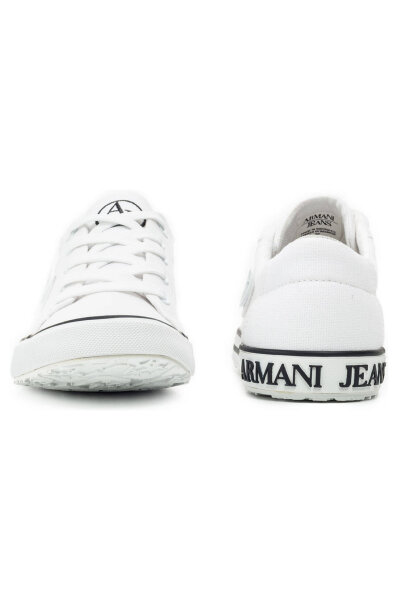 armani jeans white shoes