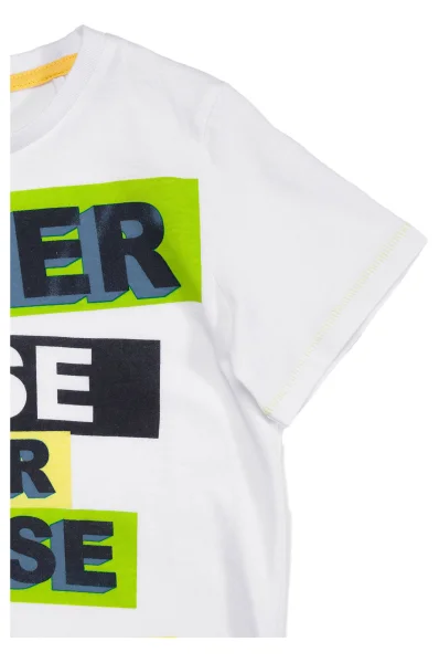 T-shirt letters Guess biały