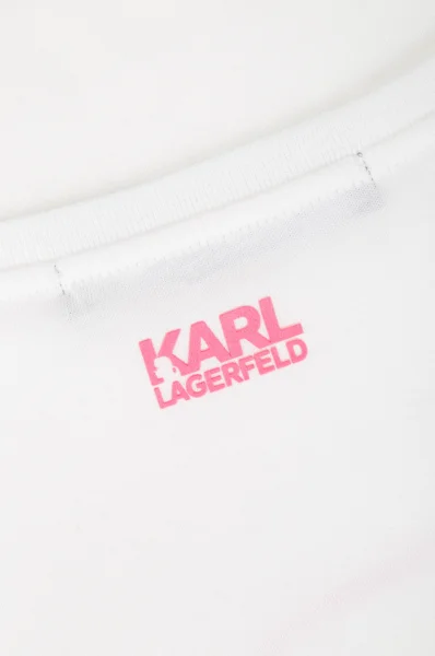 T-shirt Lightning Bolt Karl Lagerfeld biały