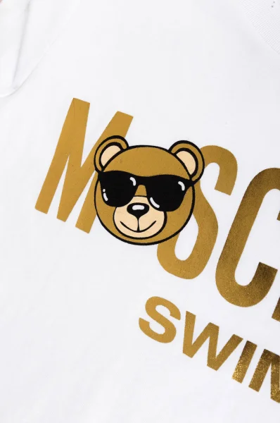 T-shirt Moschino Swim biały