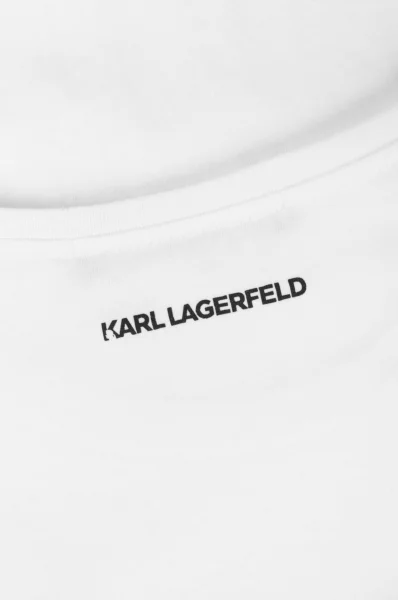 T-shirt Ikonik Choupette Karl Lagerfeld biały