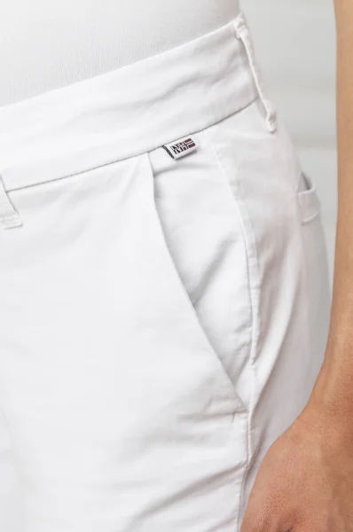 Trousers Meridian 1 | Slim Fit Napapijri white