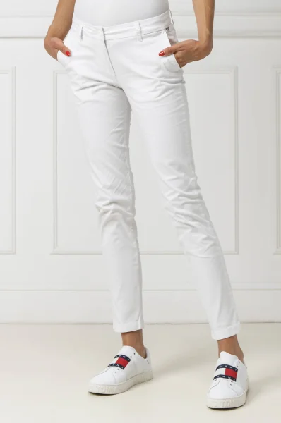 Spodnie Meridian 1 | Slim Fit Napapijri biały