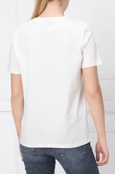 T-shirt Elietta | Regular Fit BOSS BLACK biały