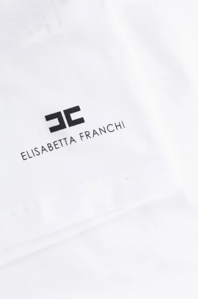 T-shirt Elisabetta Franchi biały