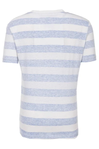 T-shirt Printed Stripe Tommy Hilfiger biały