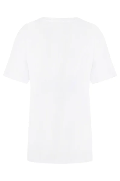 T-shirt Denalisa HUGO biały