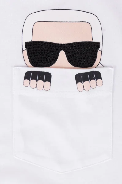 Ikonik t-shirt Karl Lagerfeld white