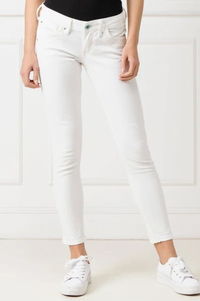Jeansy Ripple | Slim Fit Pepe Jeans London biały