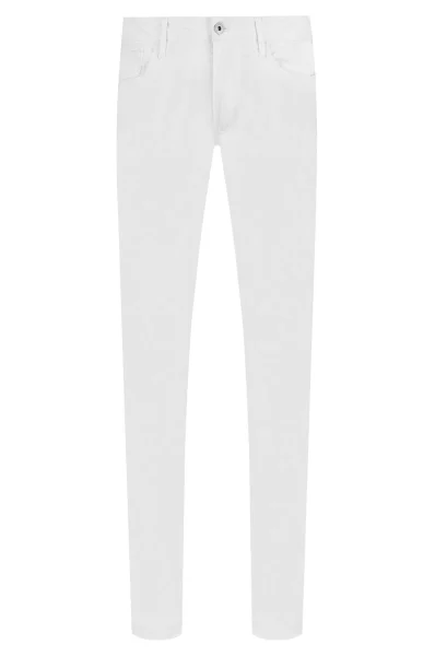 Spodnie J06 | Slim Fit Emporio Armani biały