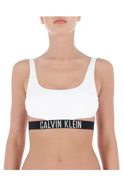 Góra od bikini Calvin Klein Swimwear biały
