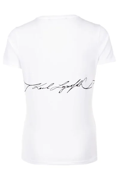 Karl&Choupette Music T-shirt Karl Lagerfeld white