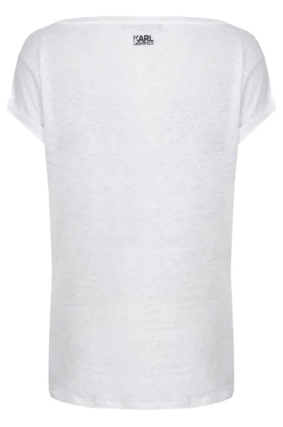 T-shirt Boucle Choupette Karl Lagerfeld biały