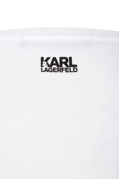 Fly With Karl T-shirt Karl Lagerfeld white