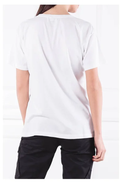 T-shirt FRANCYS TOO MUCH | Regular Fit Gas biały