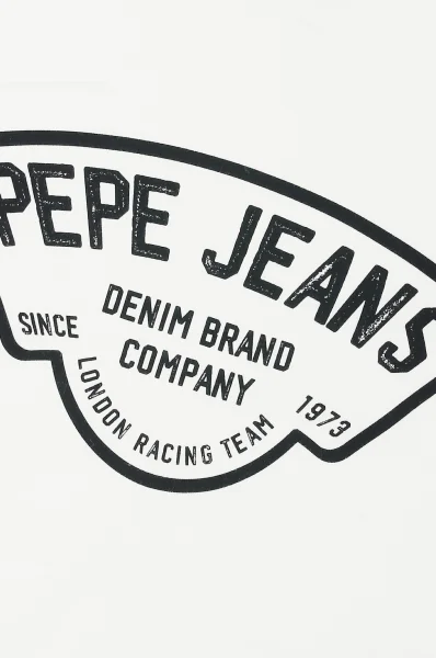 Футболка | Regular Fit Pepe Jeans London білий