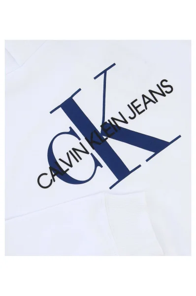 Bluza MONOGRAM | Regular Fit CALVIN KLEIN JEANS biały