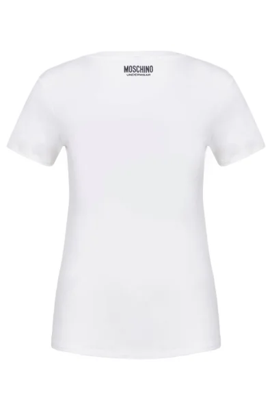 T-shirt Moschino Underwear biały