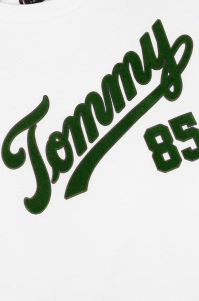 T-shirt TH COLLEGE 85 TEE S/S | Regular Fit Tommy Hilfiger biały