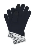 рукавички Armani Exchange темно-синій