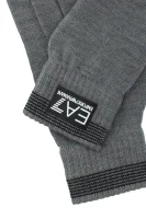 Gloves | with addition of wool EA7 gray