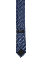 Silk tie BOSS BLACK blue