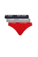 Figi 3-pack Pepe Jeans London czerwony