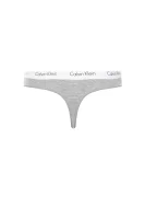 Stringi 2-pack Calvin Klein Underwear popielaty