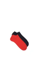 2 Pack low socks Tommy Hilfiger red