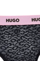 Koronkowe figi Hugo Bodywear czarny