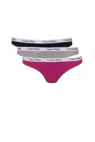 3-pack Thongs Calvin Klein Underwear pink