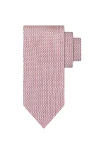 Jedwabny krawat BOSS BLACK różowy