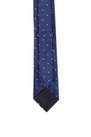silk tie BOSS BLACK navy blue