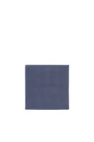 Silk pocket square HUGO navy blue
