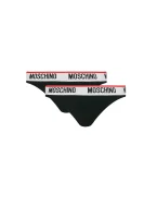 Стрінги 2 пари Moschino Underwear чорний