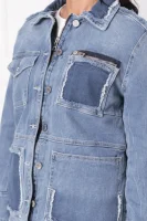 Kurtka jeansowa KICK DESTROY | Loose fit Zadig&Voltaire niebieski