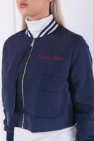 Jacket CROPPED | Regular Fit Tommy Jeans navy blue