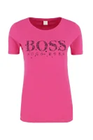 T-shirt Telelogo | Regular Fit BOSS ORANGE różowy