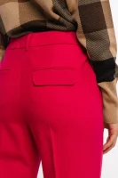 Spodnie Markus | Tapered | z dodatkiem wełny Marella czerwony