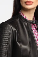 Leather jacket Saviza | Regular Fit BOSS BLACK black