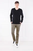 Trousers DENTON CHIN | Straight fit Tommy Hilfiger brown