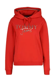 Bluza TJW MODERN LOGO HOOD | Regular Fit Tommy Jeans czerwony