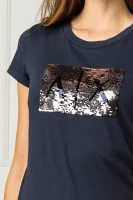 T-shirt | Slim Fit Armani Exchange granatowy