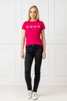 T-shirt Denna_4 | Slim Fit HUGO pink
